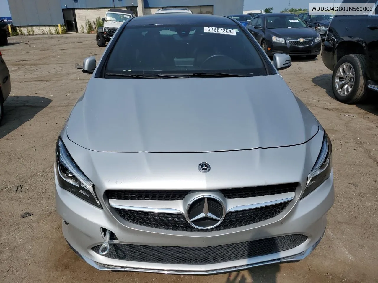 2018 Mercedes-Benz Cla 250 4Matic VIN: WDDSJ4GB0JN560003 Lot: 63667264