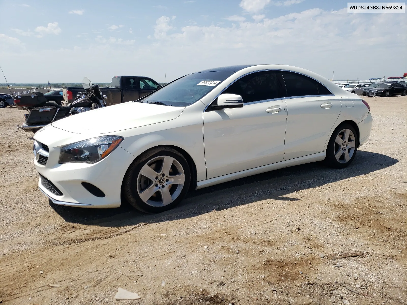 2018 Mercedes-Benz Cla 250 4Matic VIN: WDDSJ4GB8JN569824 Lot: 65522814