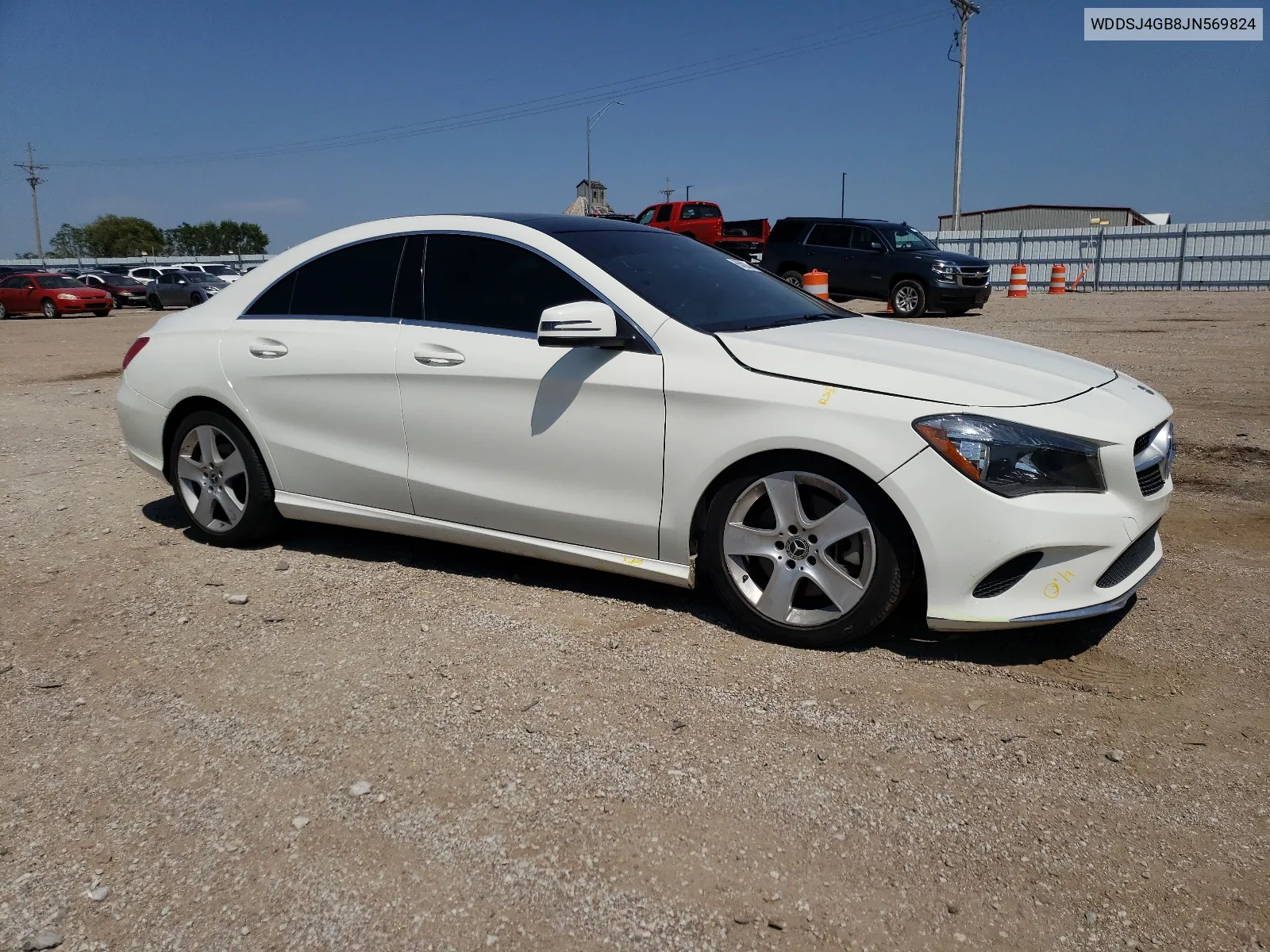 2018 Mercedes-Benz Cla 250 4Matic VIN: WDDSJ4GB8JN569824 Lot: 65522814