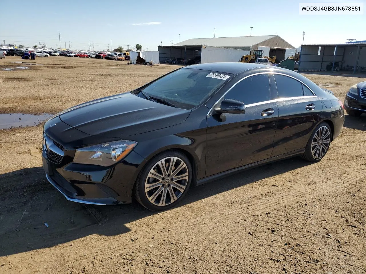 2018 Mercedes-Benz Cla 250 4Matic VIN: WDDSJ4GB8JN678851 Lot: 65590834