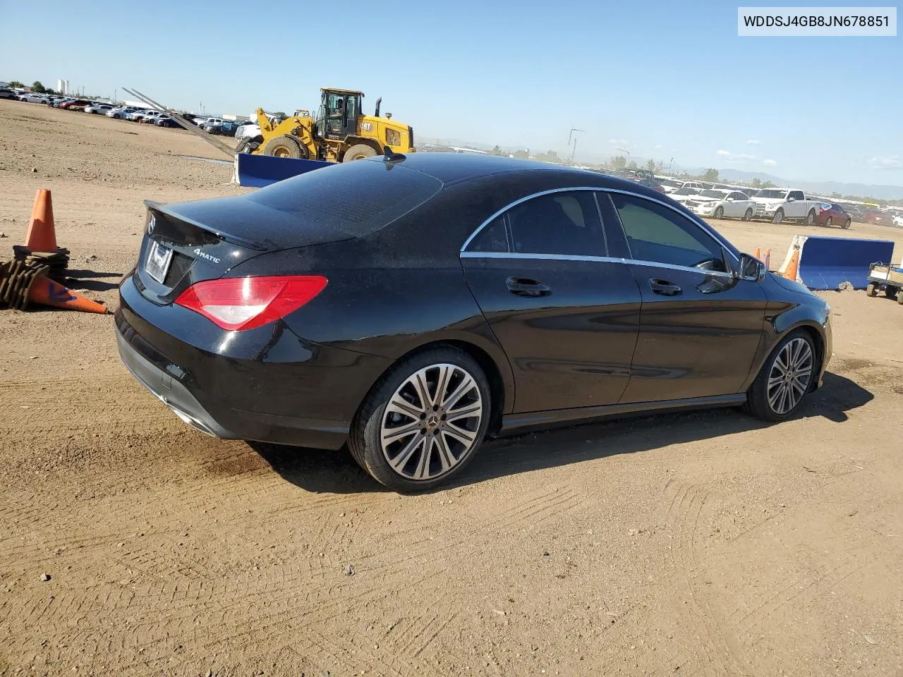 2018 Mercedes-Benz Cla 250 4Matic VIN: WDDSJ4GB8JN678851 Lot: 65590834