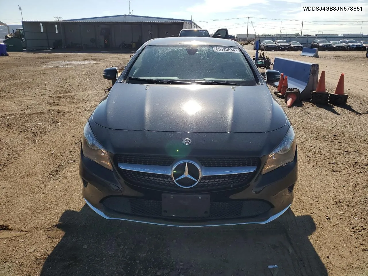 2018 Mercedes-Benz Cla 250 4Matic VIN: WDDSJ4GB8JN678851 Lot: 65590834