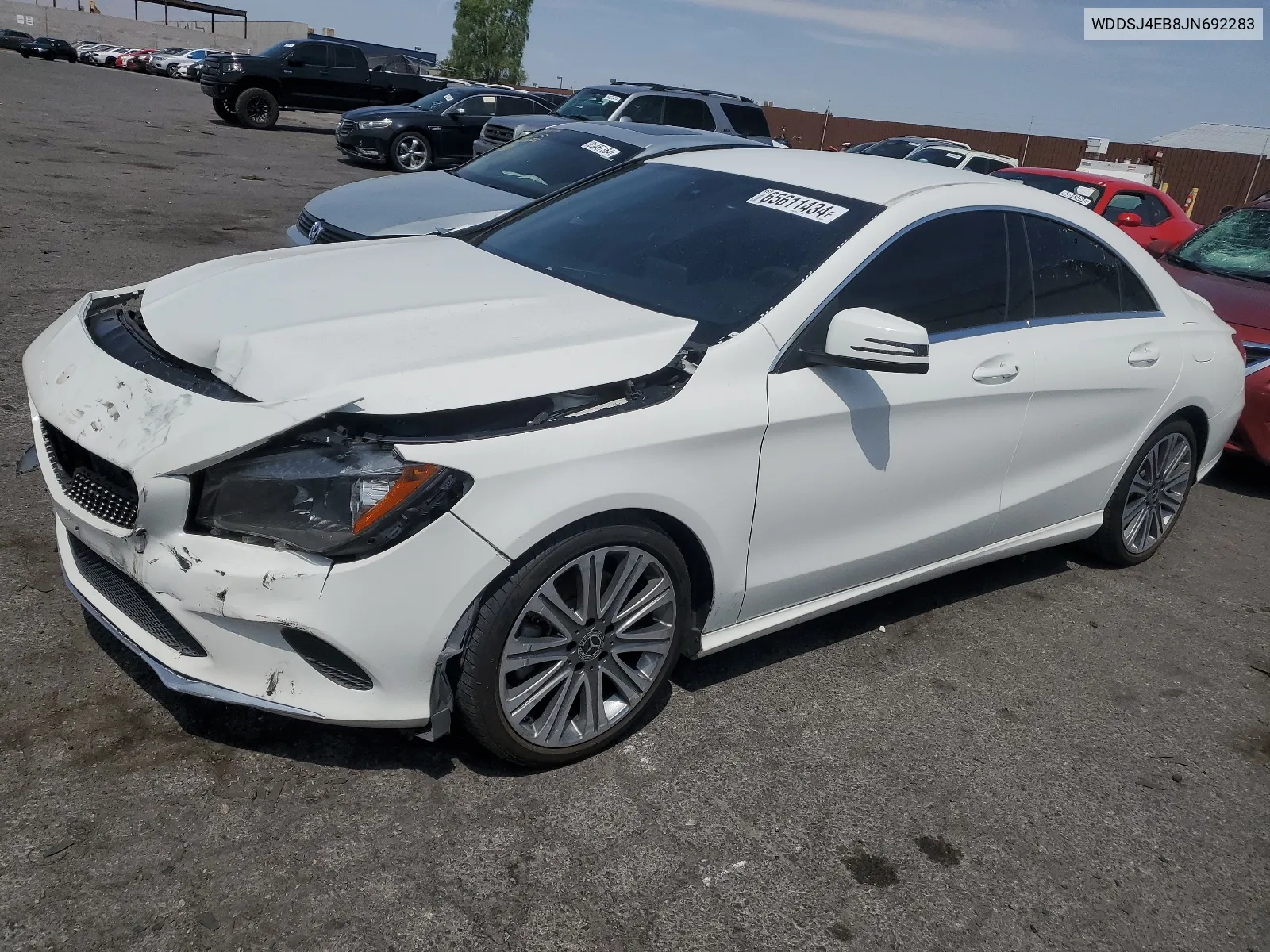 2018 Mercedes-Benz Cla 250 VIN: WDDSJ4EB8JN692283 Lot: 65611434