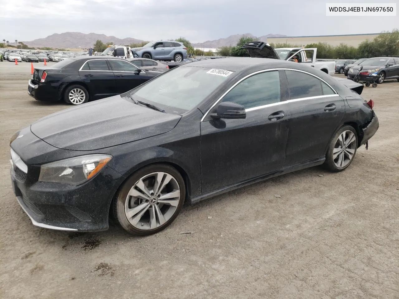 2018 Mercedes-Benz Cla 250 VIN: WDDSJ4EB1JN697650 Lot: 65780544