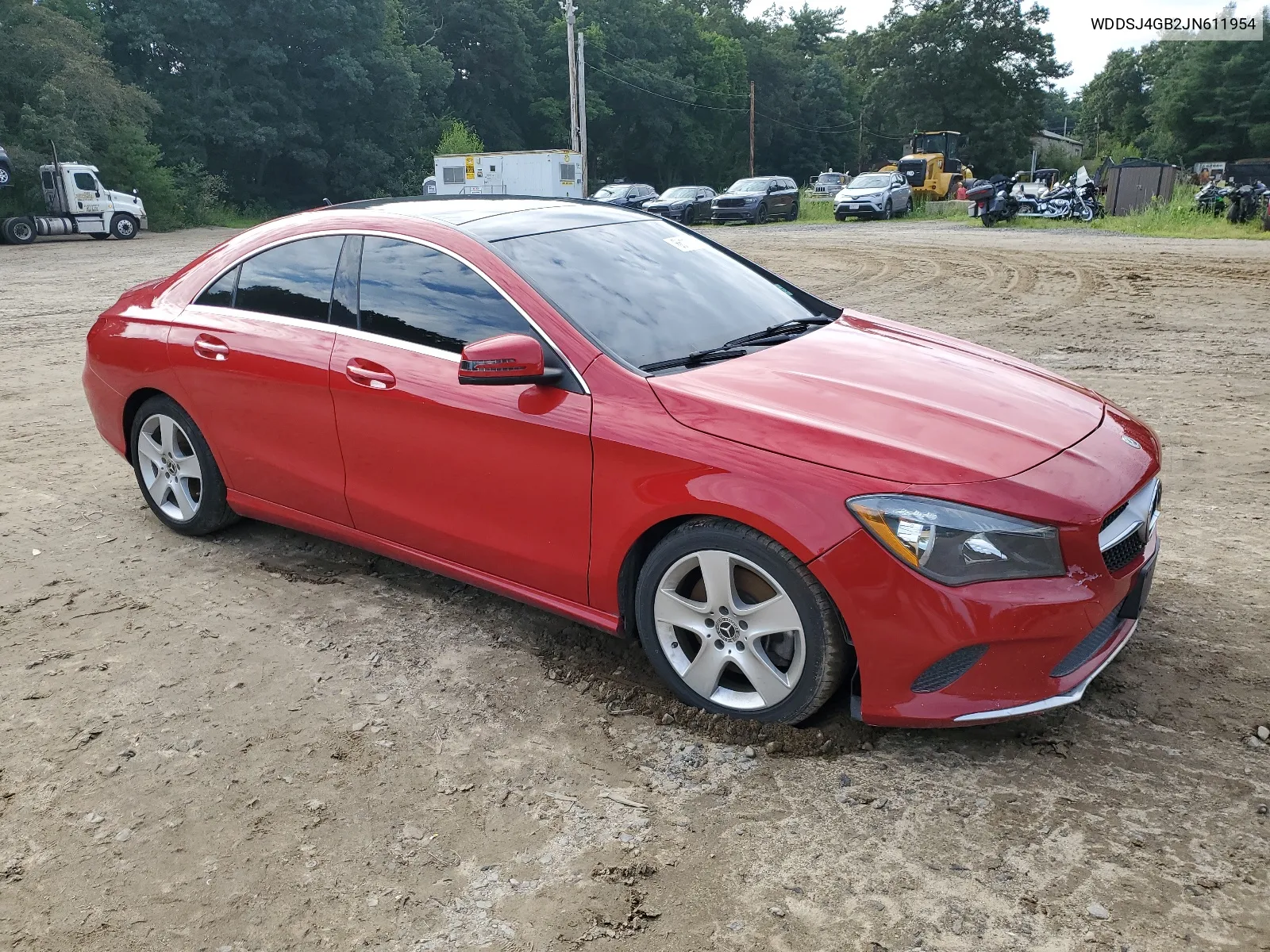 2018 Mercedes-Benz Cla 250 4Matic VIN: WDDSJ4GB2JN611954 Lot: 66111284