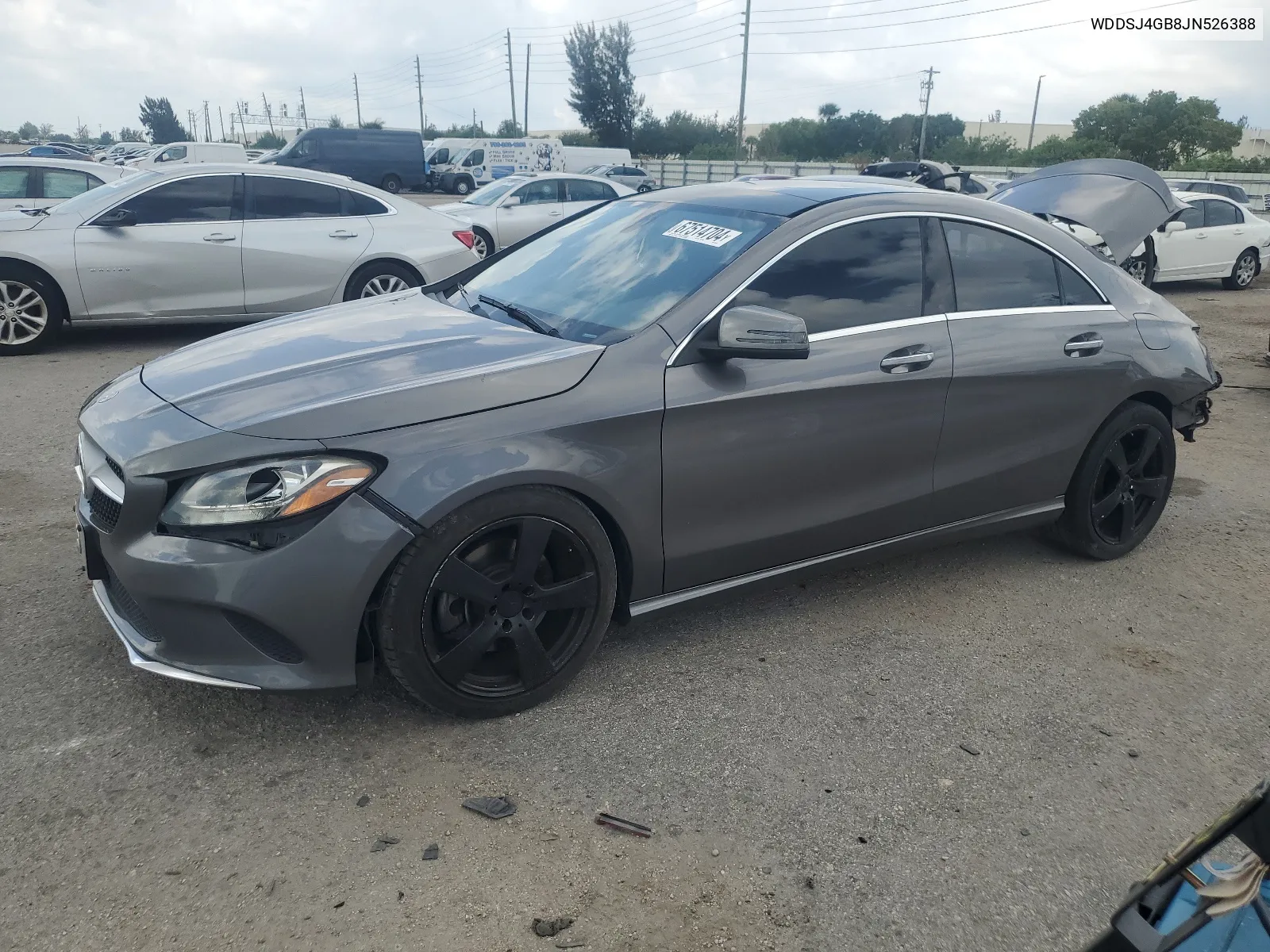 2018 Mercedes-Benz Cla 250 4Matic VIN: WDDSJ4GB8JN526388 Lot: 67514704