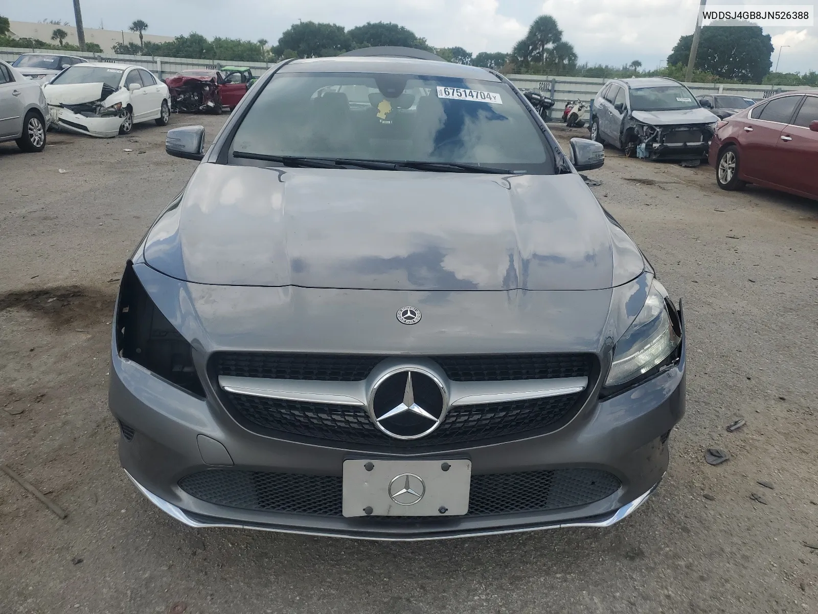 2018 Mercedes-Benz Cla 250 4Matic VIN: WDDSJ4GB8JN526388 Lot: 67514704