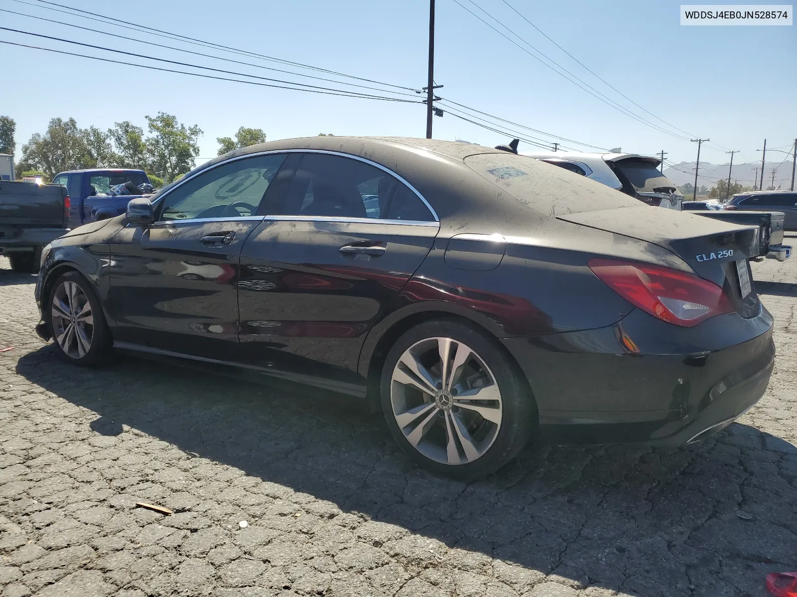 2018 Mercedes-Benz Cla 250 VIN: WDDSJ4EB0JN528574 Lot: 67614754