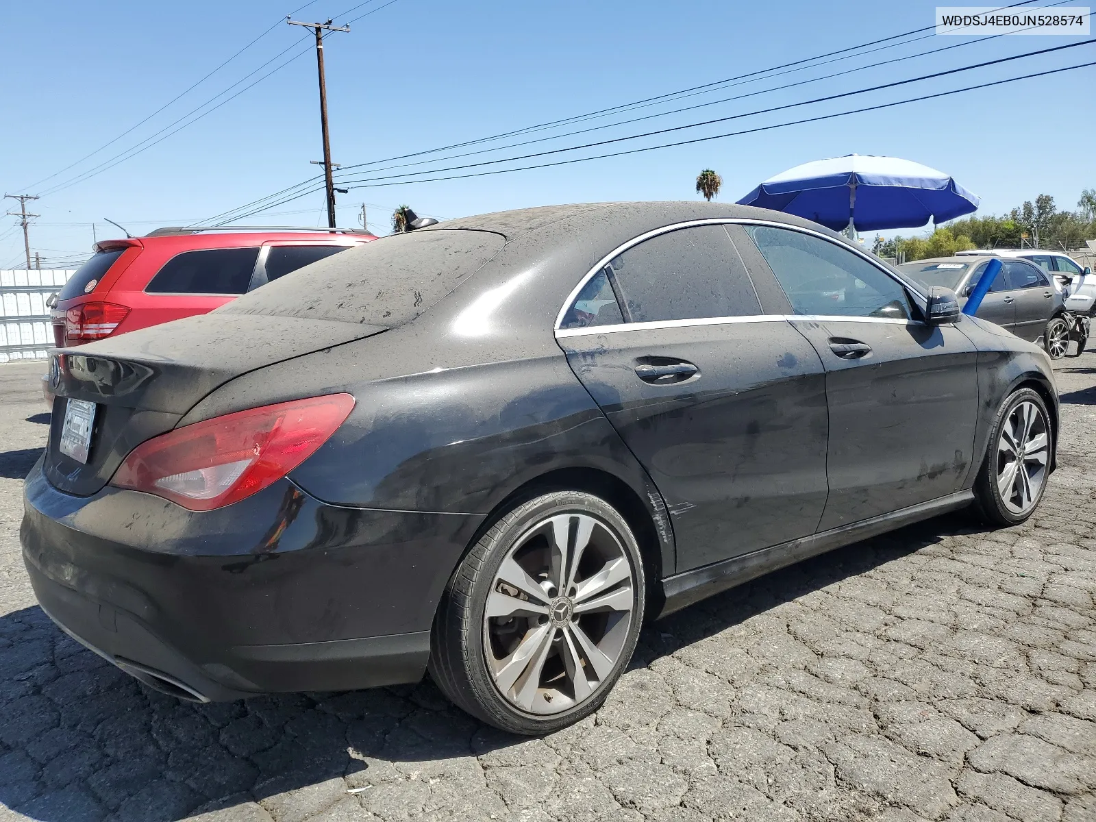 2018 Mercedes-Benz Cla 250 VIN: WDDSJ4EB0JN528574 Lot: 67614754