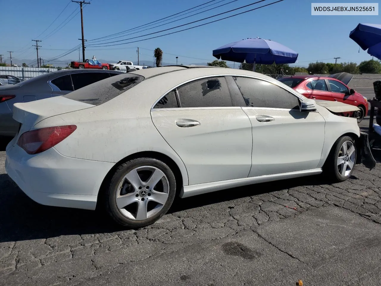 2018 Mercedes-Benz Cla 250 VIN: WDDSJ4EBXJN525651 Lot: 67803724