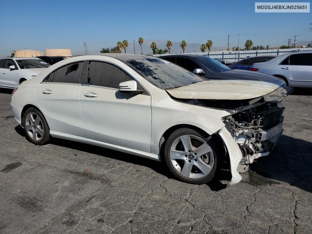 2018 Mercedes-Benz Cla 250 VIN: WDDSJ4EBXJN525651 Lot: 67803724