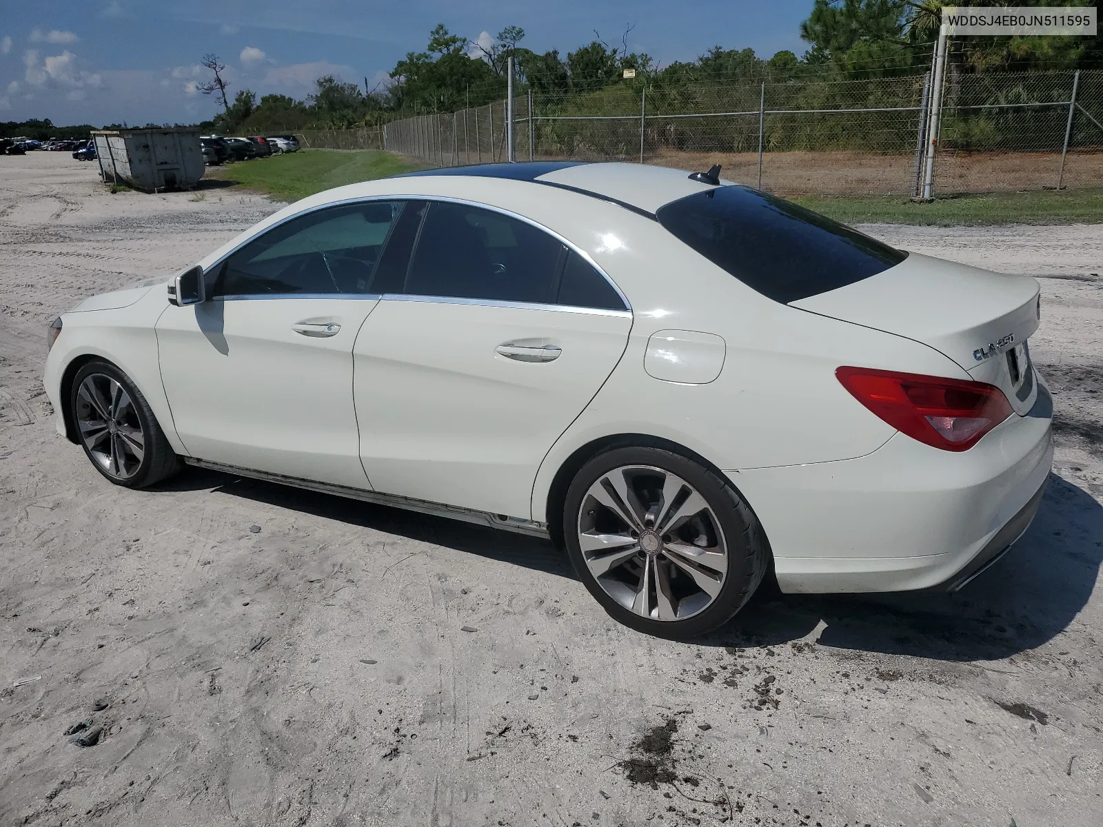 2018 Mercedes-Benz Cla 250 VIN: WDDSJ4EB0JN511595 Lot: 68028724