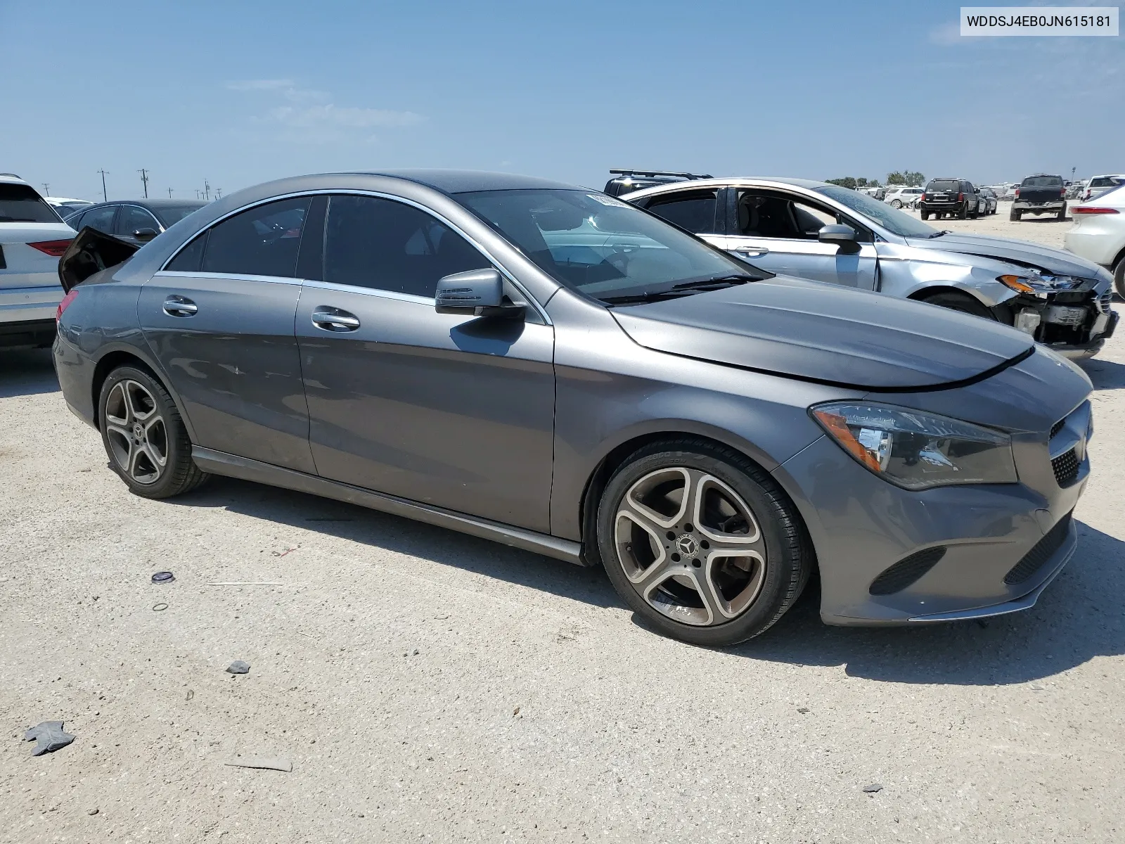 2018 Mercedes-Benz Cla 250 VIN: WDDSJ4EB0JN615181 Lot: 68109094