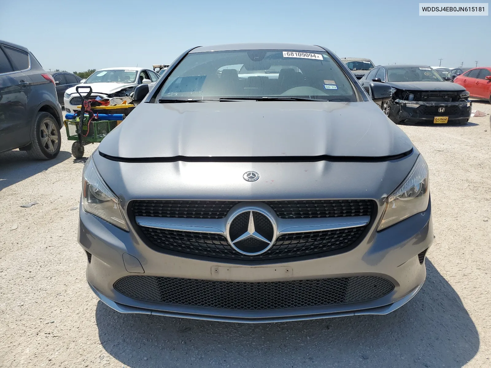 2018 Mercedes-Benz Cla 250 VIN: WDDSJ4EB0JN615181 Lot: 68109094