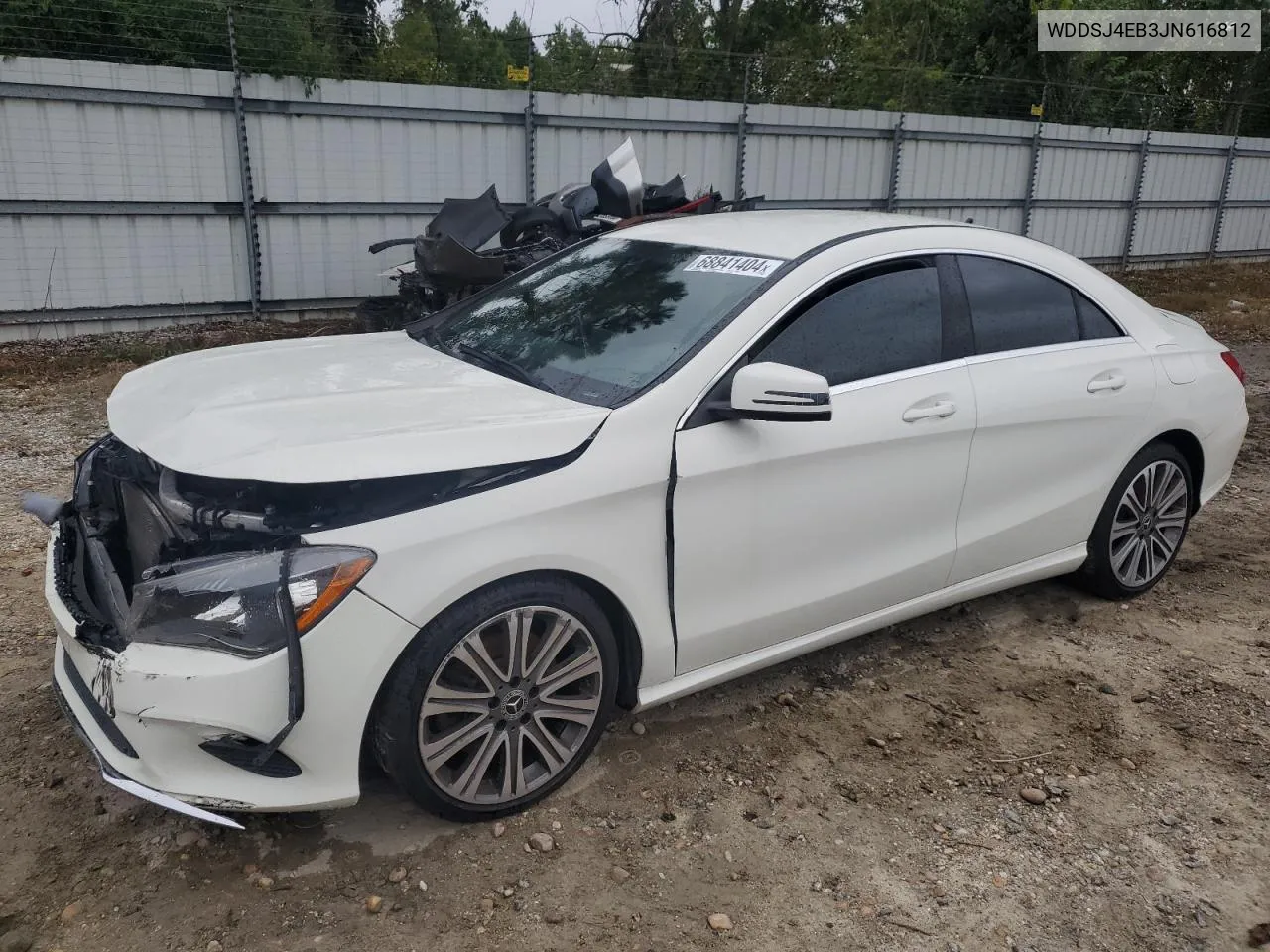 2018 Mercedes-Benz Cla 250 VIN: WDDSJ4EB3JN616812 Lot: 68841404