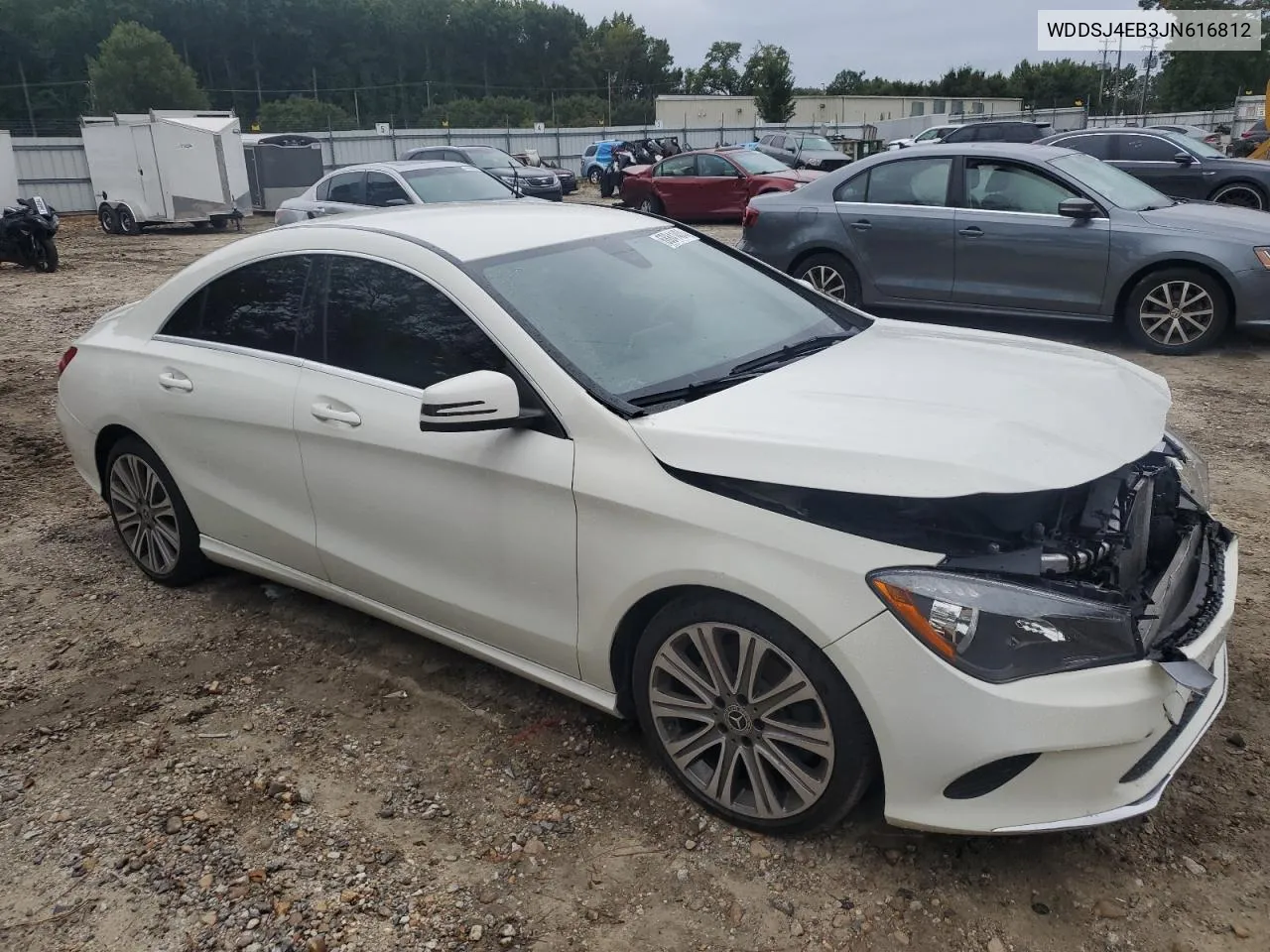 2018 Mercedes-Benz Cla 250 VIN: WDDSJ4EB3JN616812 Lot: 68841404