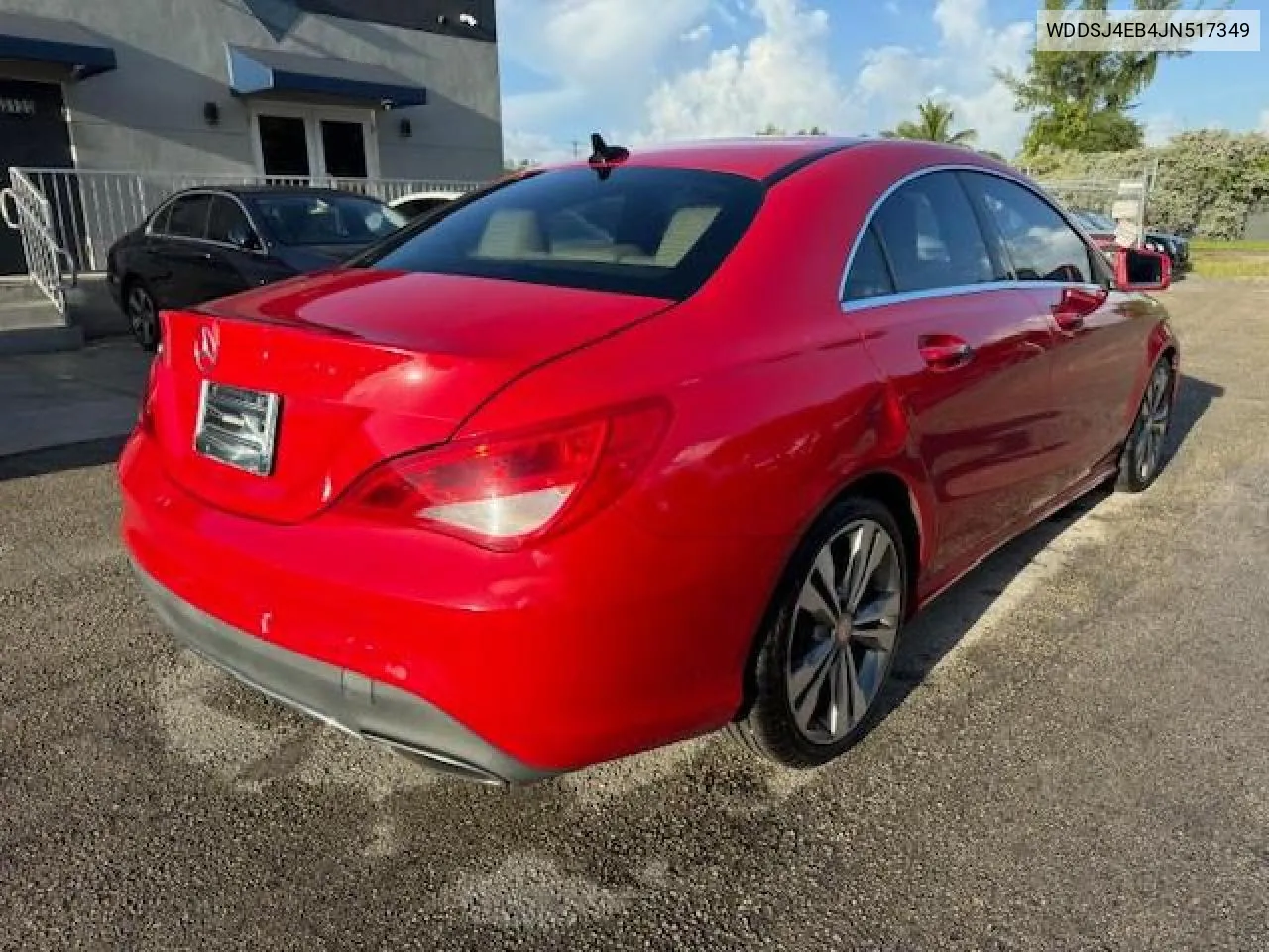 2018 Mercedes-Benz Cla 250 VIN: WDDSJ4EB4JN517349 Lot: 69018744