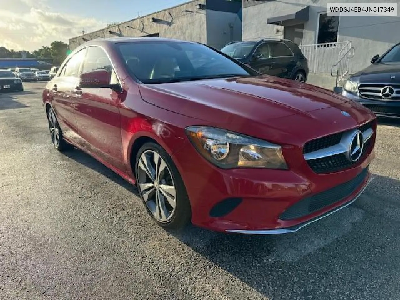 2018 Mercedes-Benz Cla 250 VIN: WDDSJ4EB4JN517349 Lot: 69018744