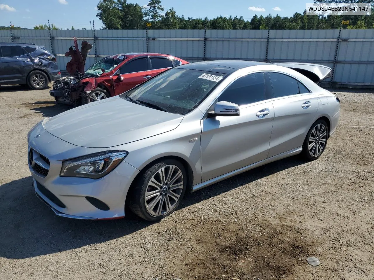 2018 Mercedes-Benz Cla 250 VIN: WDDSJ4EB2JN541147 Lot: 69191154