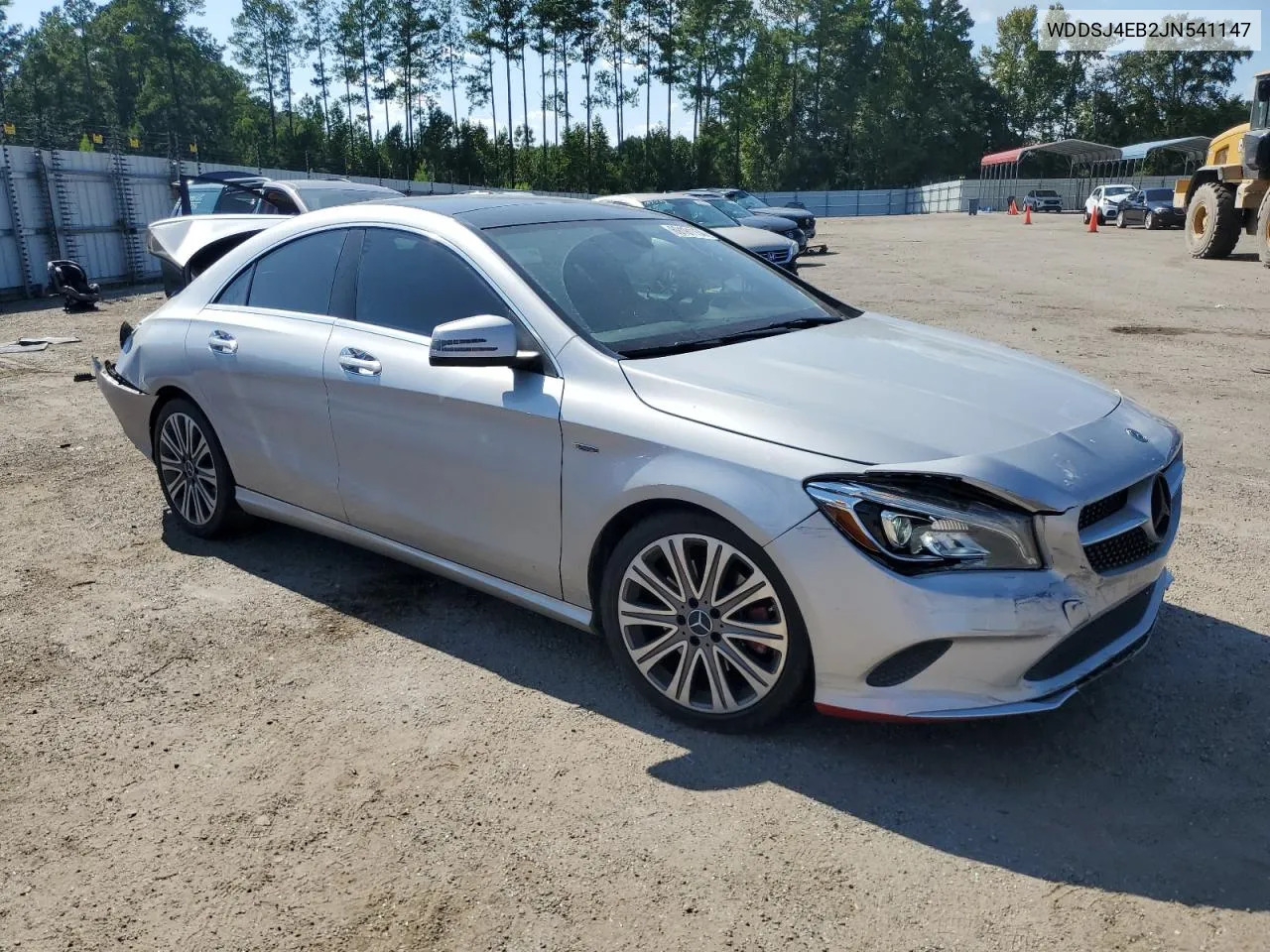 2018 Mercedes-Benz Cla 250 VIN: WDDSJ4EB2JN541147 Lot: 69191154