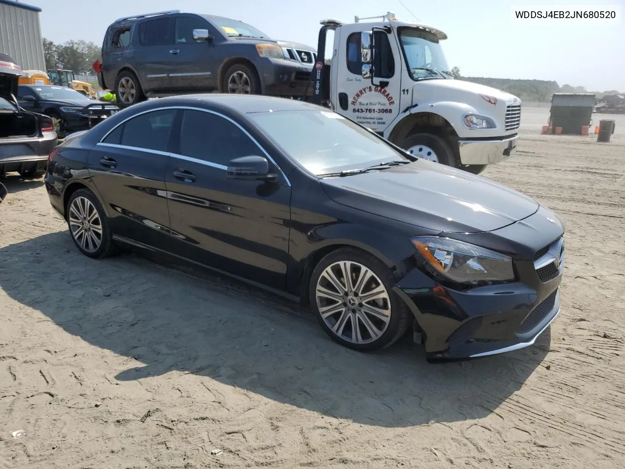 2018 Mercedes-Benz Cla 250 VIN: WDDSJ4EB2JN680520 Lot: 69391494