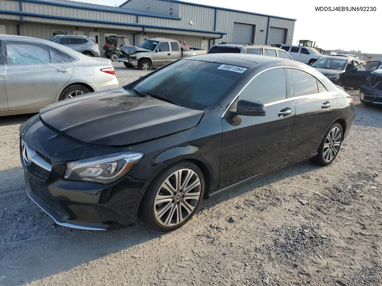 2018 Mercedes-Benz Cla 250 VIN: WDDSJ4EB9JN692230 Lot: 69651354