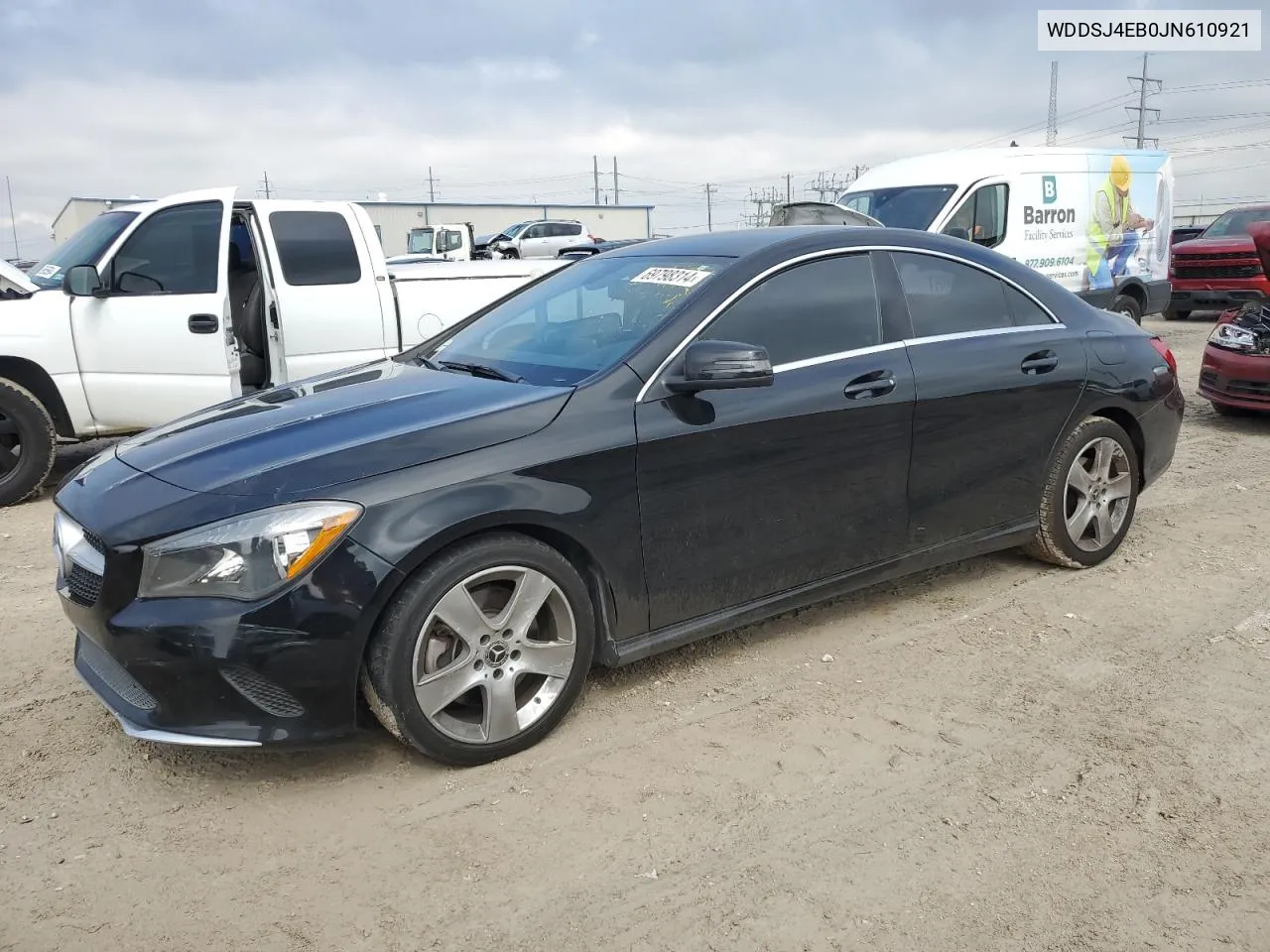 2018 Mercedes-Benz Cla 250 VIN: WDDSJ4EB0JN610921 Lot: 69798314