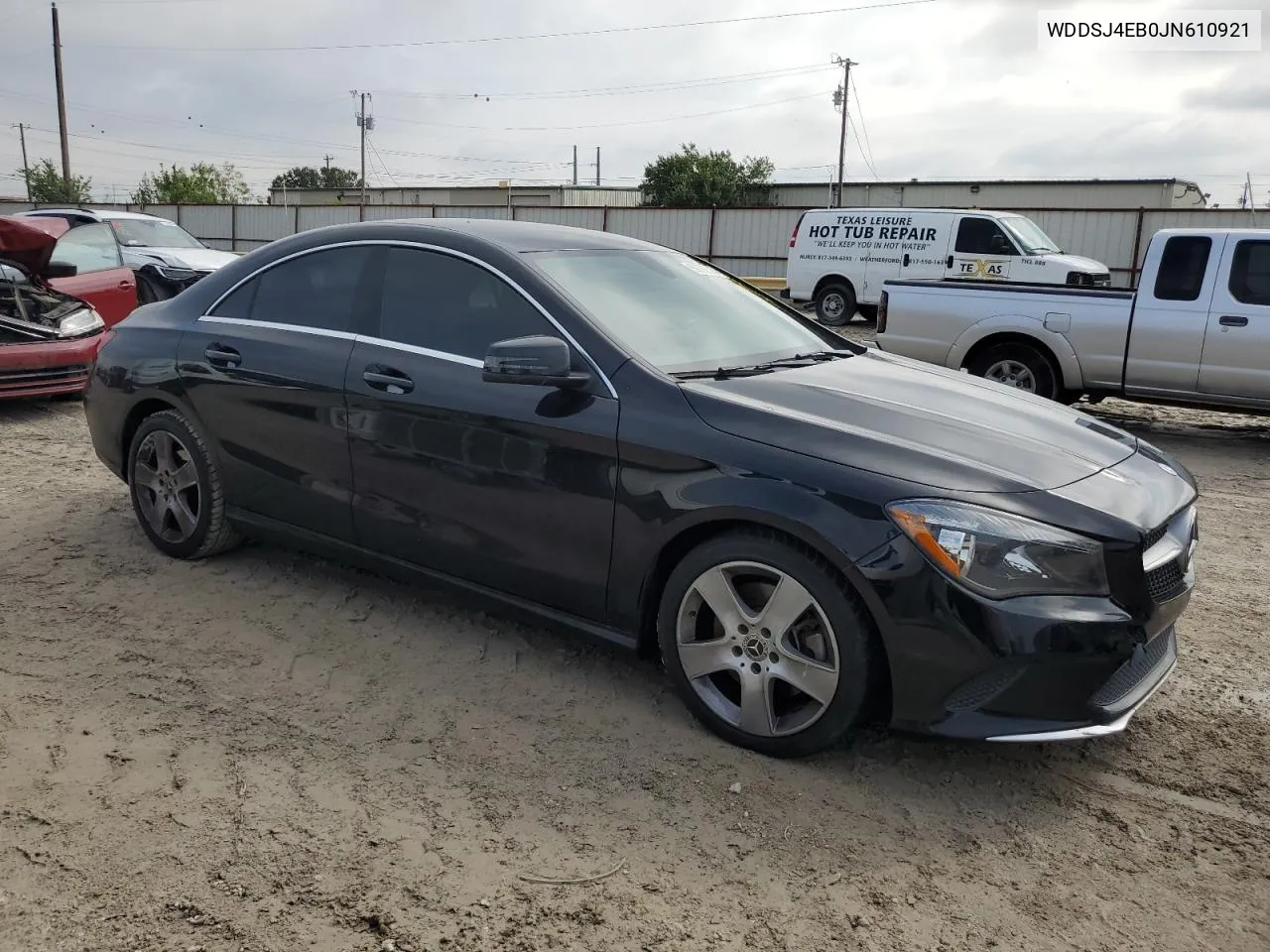 2018 Mercedes-Benz Cla 250 VIN: WDDSJ4EB0JN610921 Lot: 69798314