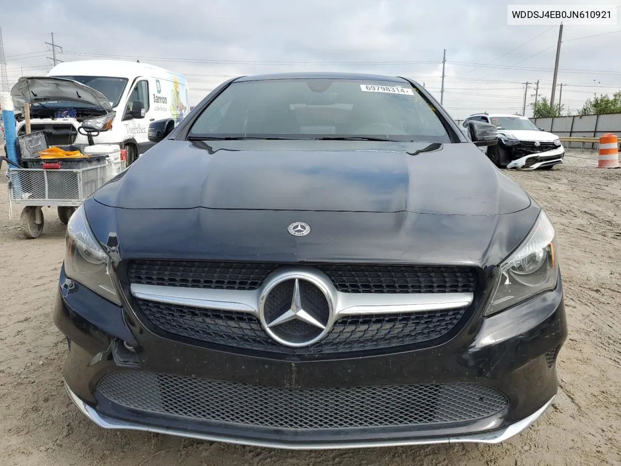 2018 Mercedes-Benz Cla 250 VIN: WDDSJ4EB0JN610921 Lot: 69798314