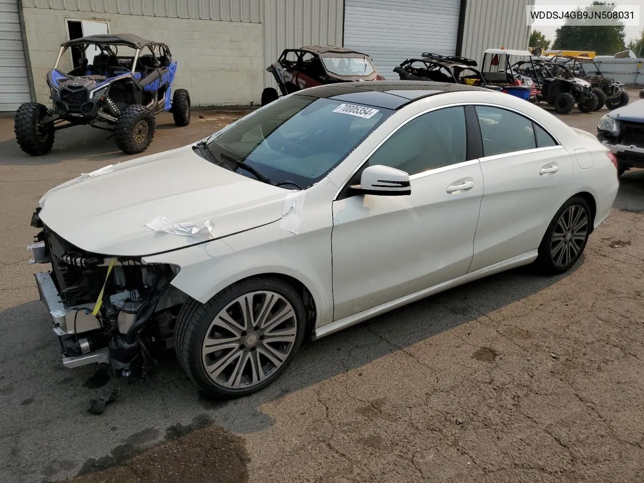 2018 Mercedes-Benz Cla 250 4Matic VIN: WDDSJ4GB9JN508031 Lot: 70005354