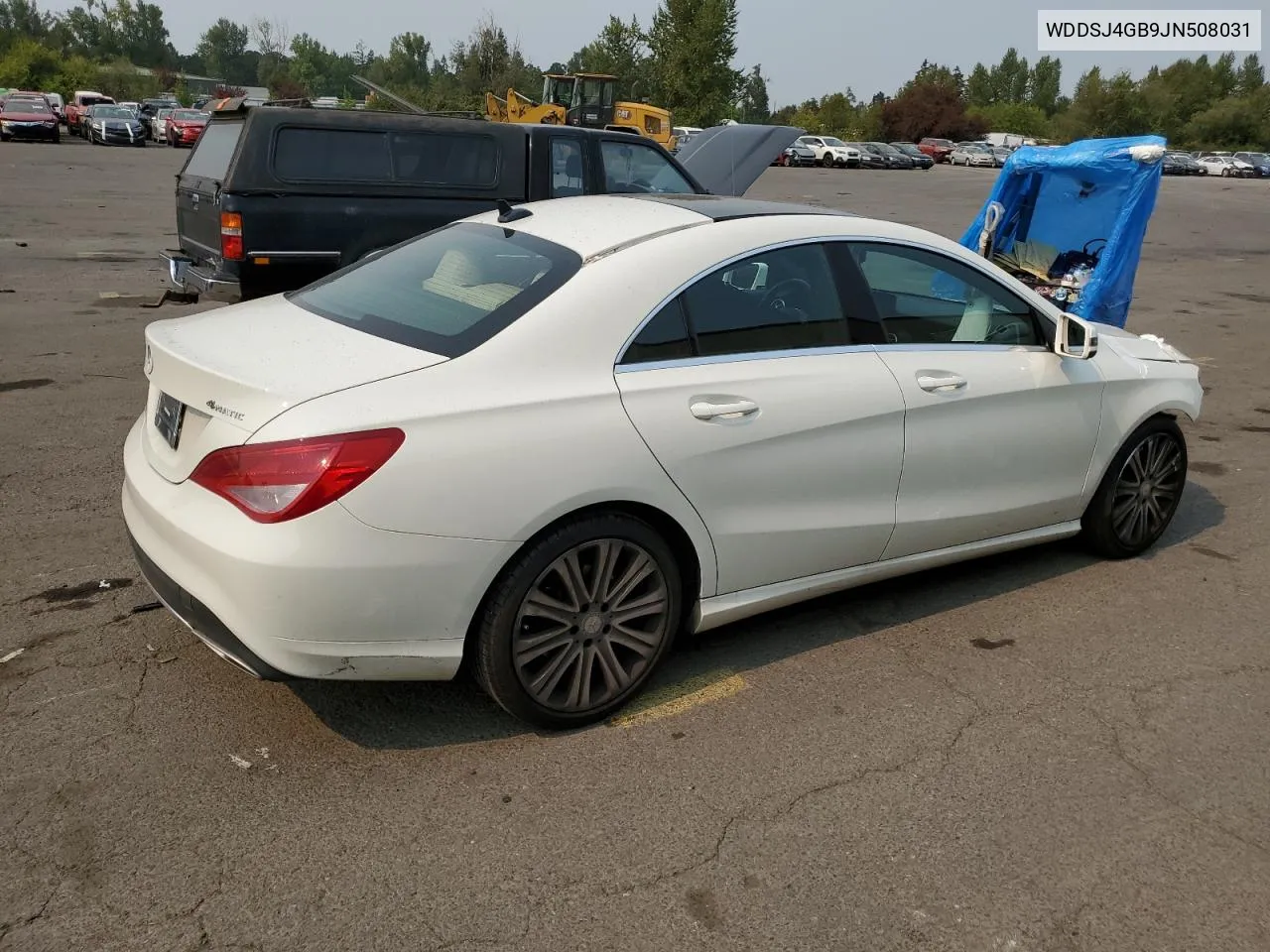 2018 Mercedes-Benz Cla 250 4Matic VIN: WDDSJ4GB9JN508031 Lot: 70005354