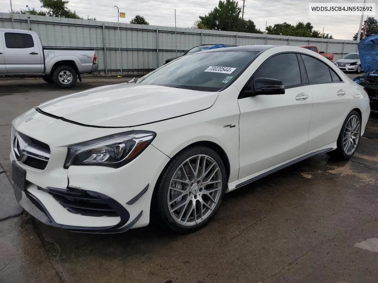 2018 Mercedes-Benz Cla 45 Amg VIN: WDDSJ5CB4JN552692 Lot: 70020544