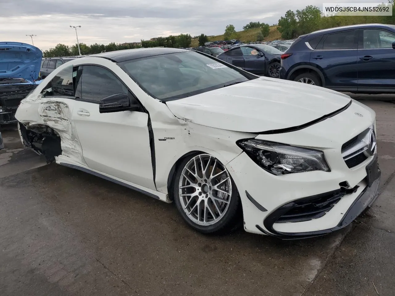 2018 Mercedes-Benz Cla 45 Amg VIN: WDDSJ5CB4JN552692 Lot: 70020544