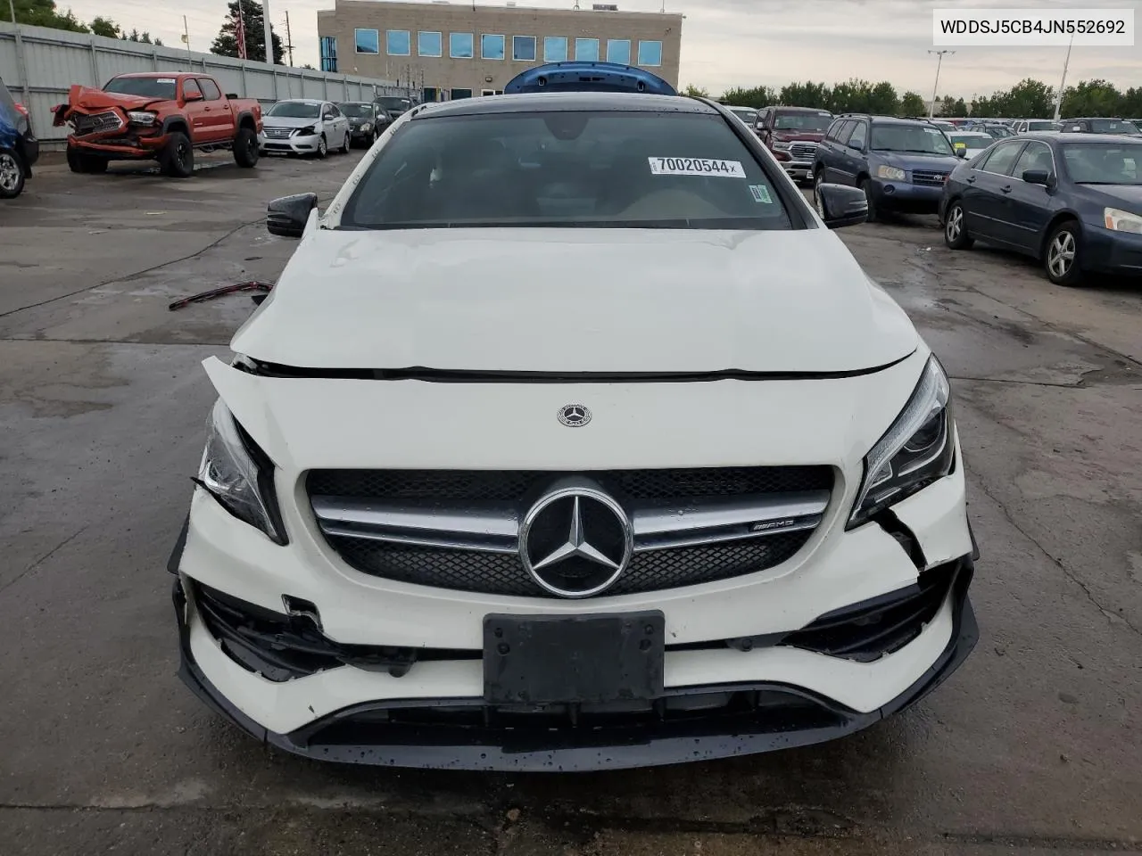 2018 Mercedes-Benz Cla 45 Amg VIN: WDDSJ5CB4JN552692 Lot: 70020544