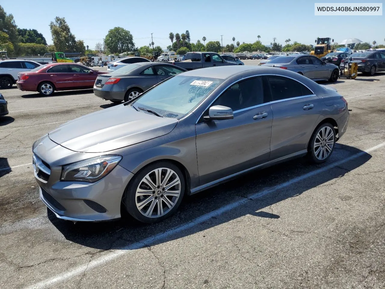 2018 Mercedes-Benz Cla 250 4Matic VIN: WDDSJ4GB6JN580997 Lot: 70094174