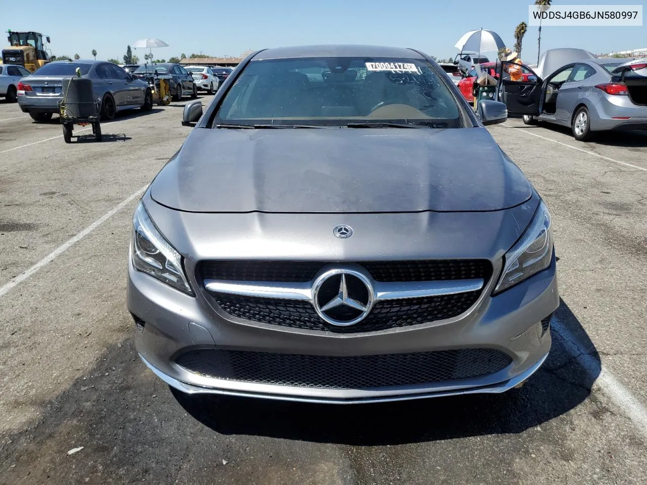 2018 Mercedes-Benz Cla 250 4Matic VIN: WDDSJ4GB6JN580997 Lot: 70094174