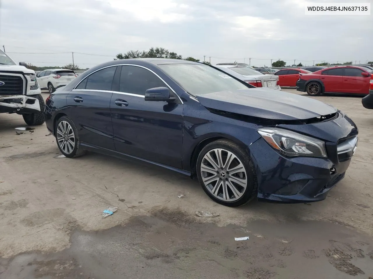 2018 Mercedes-Benz Cla 250 VIN: WDDSJ4EB4JN637135 Lot: 70483294