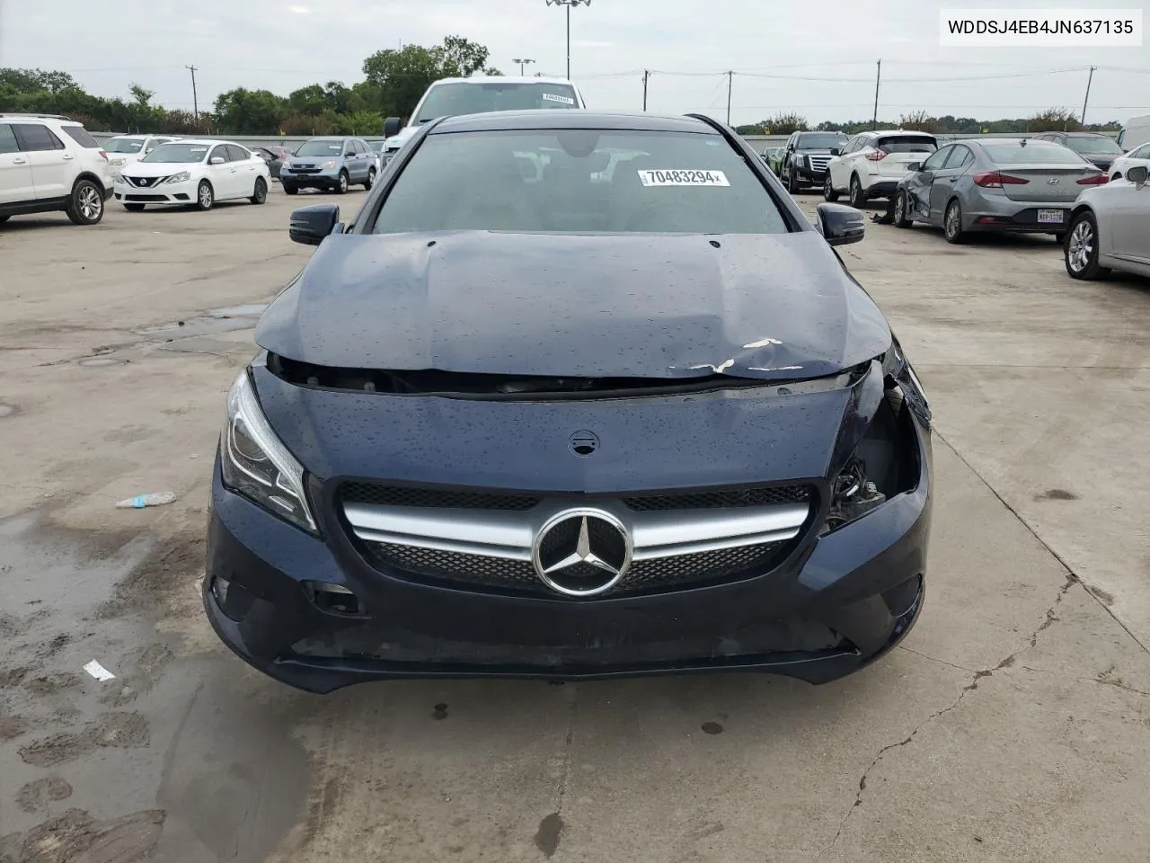 WDDSJ4EB4JN637135 2018 Mercedes-Benz Cla 250