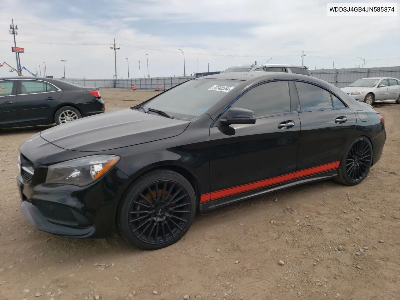 2018 Mercedes-Benz Cla 250 4Matic VIN: WDDSJ4GB4JN585874 Lot: 70748554