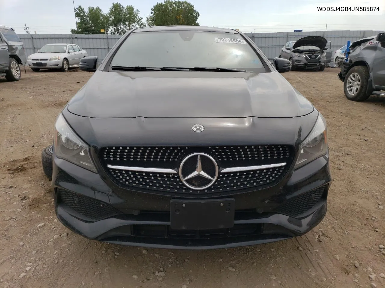 2018 Mercedes-Benz Cla 250 4Matic VIN: WDDSJ4GB4JN585874 Lot: 70748554