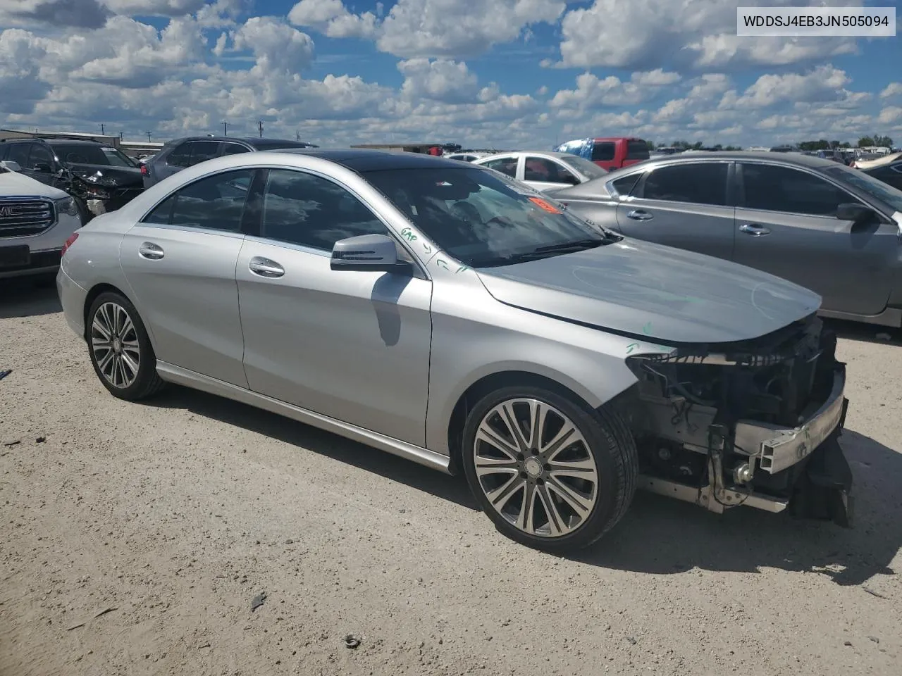 2018 Mercedes-Benz Cla 250 VIN: WDDSJ4EB3JN505094 Lot: 71298334