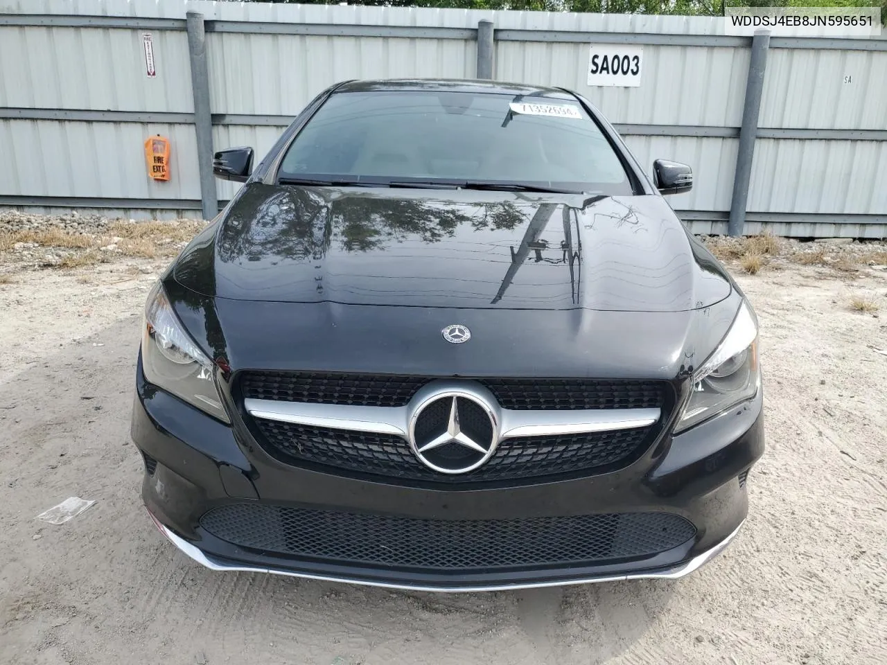 2018 Mercedes-Benz Cla 250 VIN: WDDSJ4EB8JN595651 Lot: 71352694