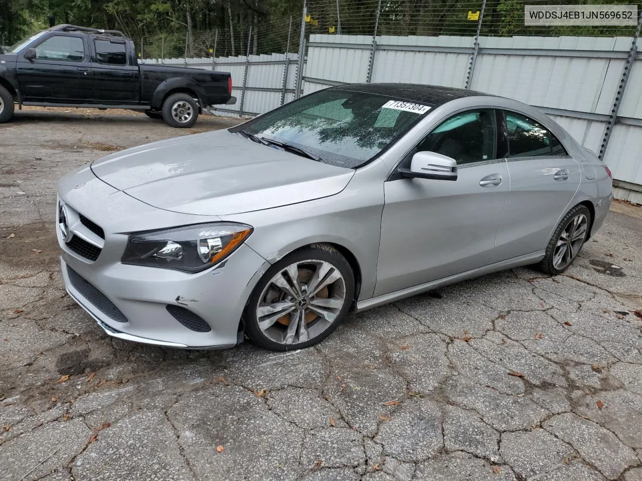 2018 Mercedes-Benz Cla 250 VIN: WDDSJ4EB1JN569652 Lot: 71357304