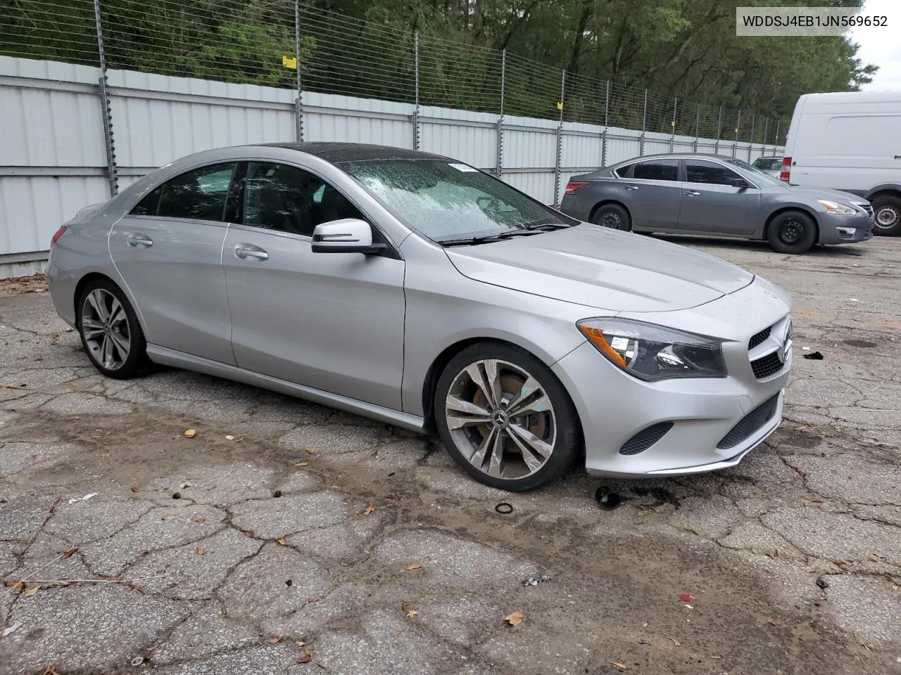 2018 Mercedes-Benz Cla 250 VIN: WDDSJ4EB1JN569652 Lot: 71357304