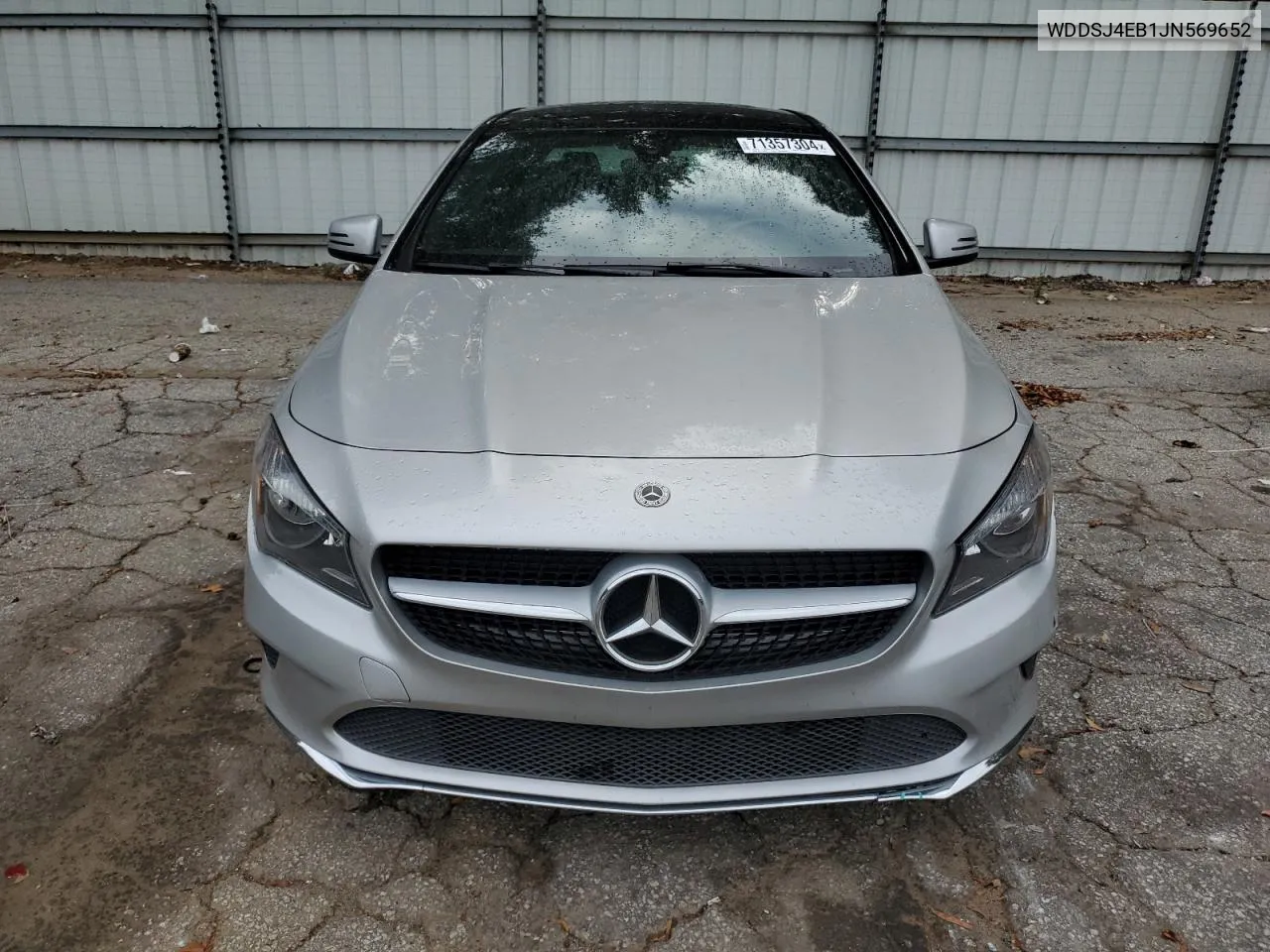 2018 Mercedes-Benz Cla 250 VIN: WDDSJ4EB1JN569652 Lot: 71357304