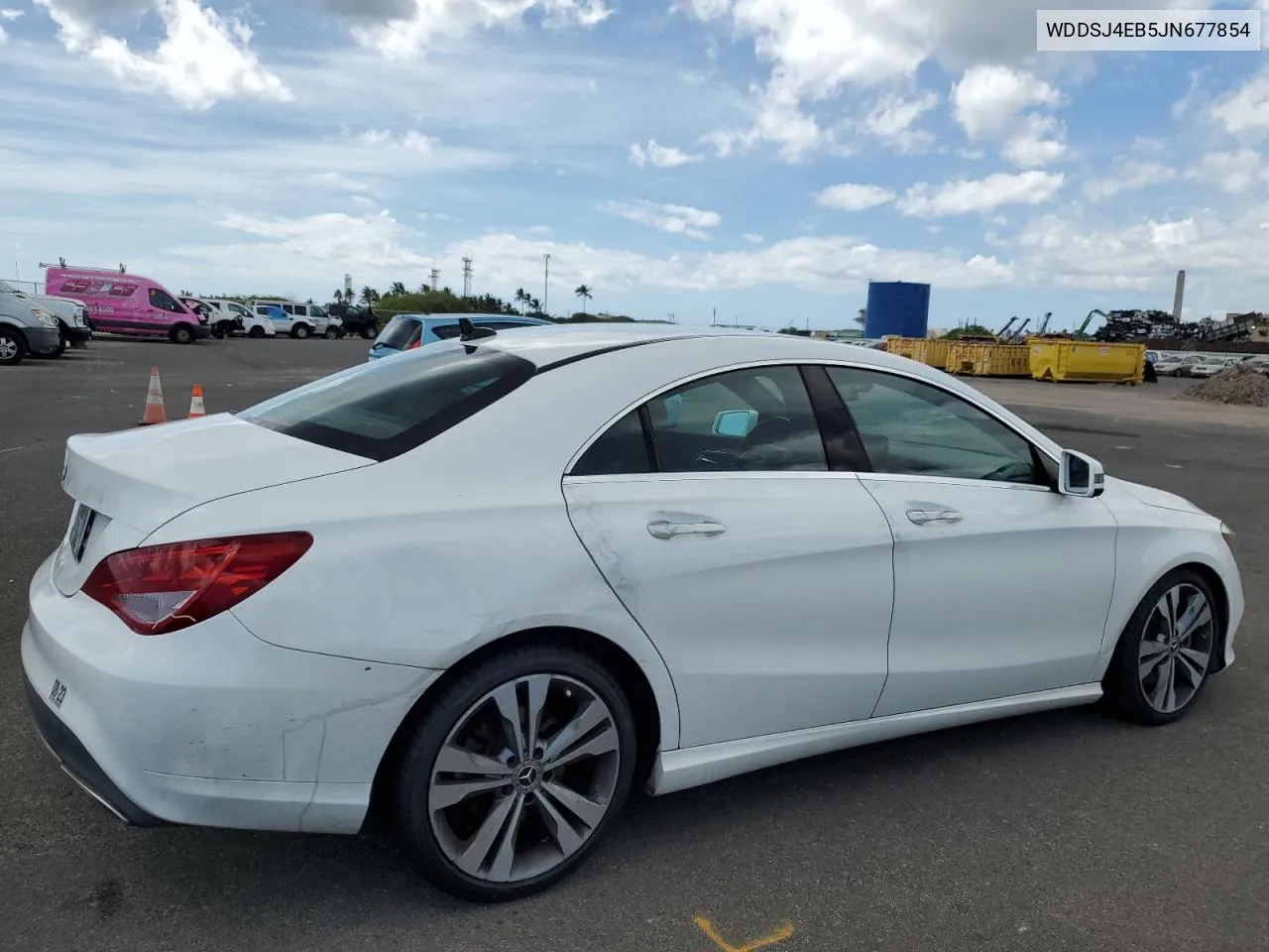 2018 Mercedes-Benz Cla 250 VIN: WDDSJ4EB5JN677854 Lot: 71950604