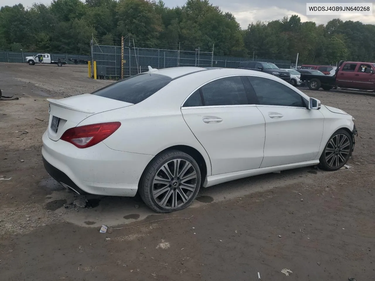 2018 Mercedes-Benz Cla 250 4Matic VIN: WDDSJ4GB9JN640268 Lot: 71993244