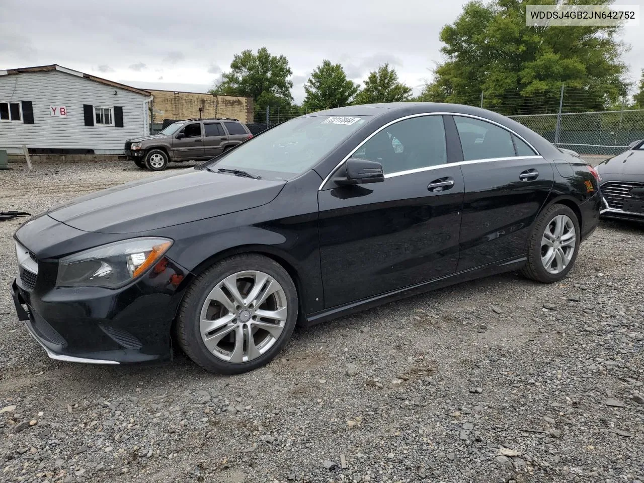 2018 Mercedes-Benz Cla 250 4Matic VIN: WDDSJ4GB2JN642752 Lot: 72217044