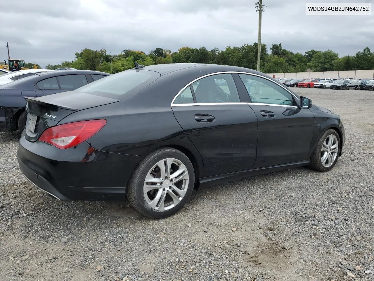 2018 Mercedes-Benz Cla 250 4Matic VIN: WDDSJ4GB2JN642752 Lot: 72217044