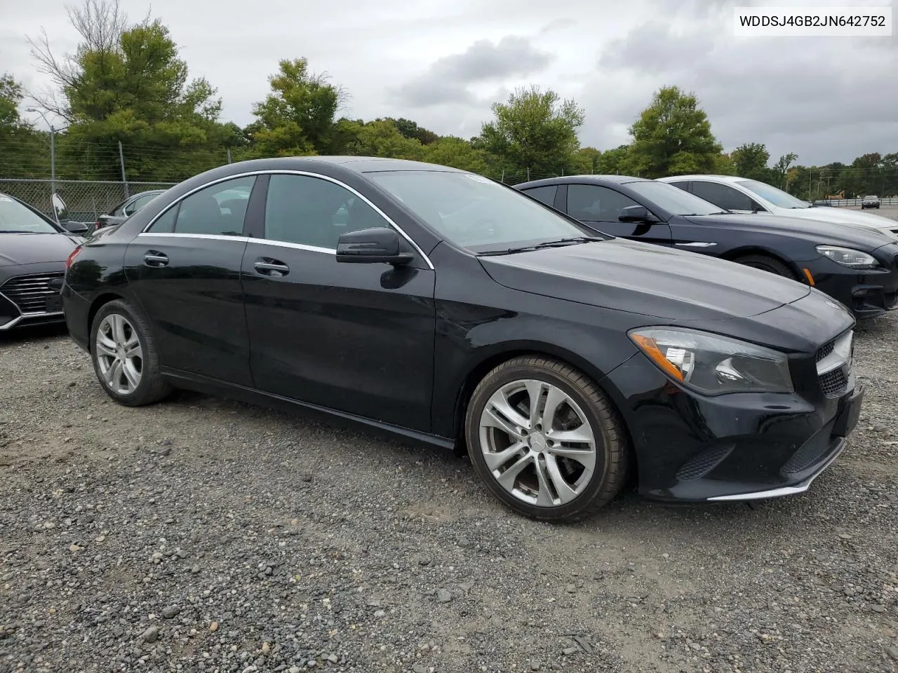 2018 Mercedes-Benz Cla 250 4Matic VIN: WDDSJ4GB2JN642752 Lot: 72217044